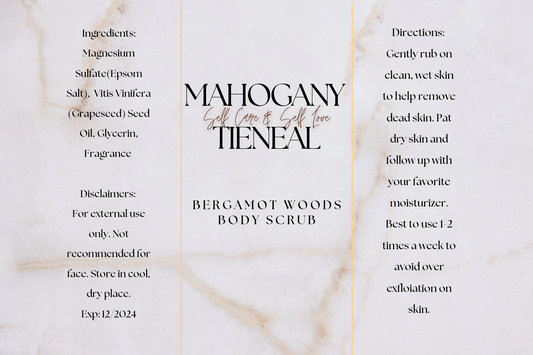 Bergamot Woods Body Scrub